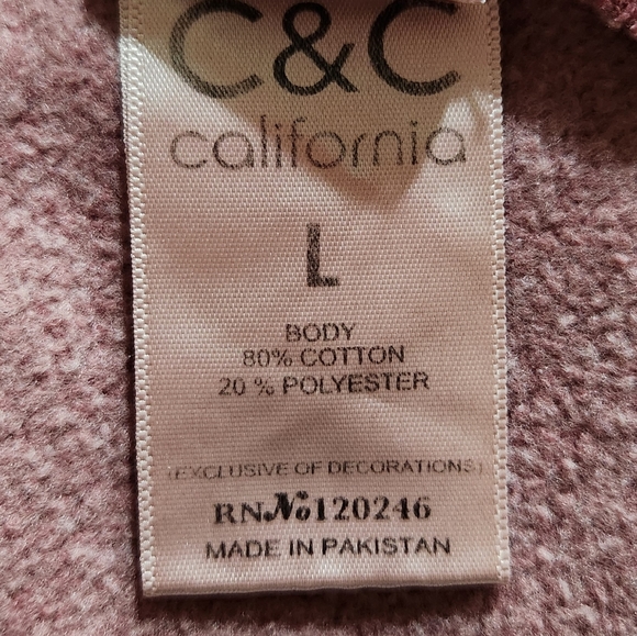 NWT C&C CALIFORNIA Sunwashed Berry Shacket Sz Large / Fall Spring Layering Cozy - Picture 9 of 12